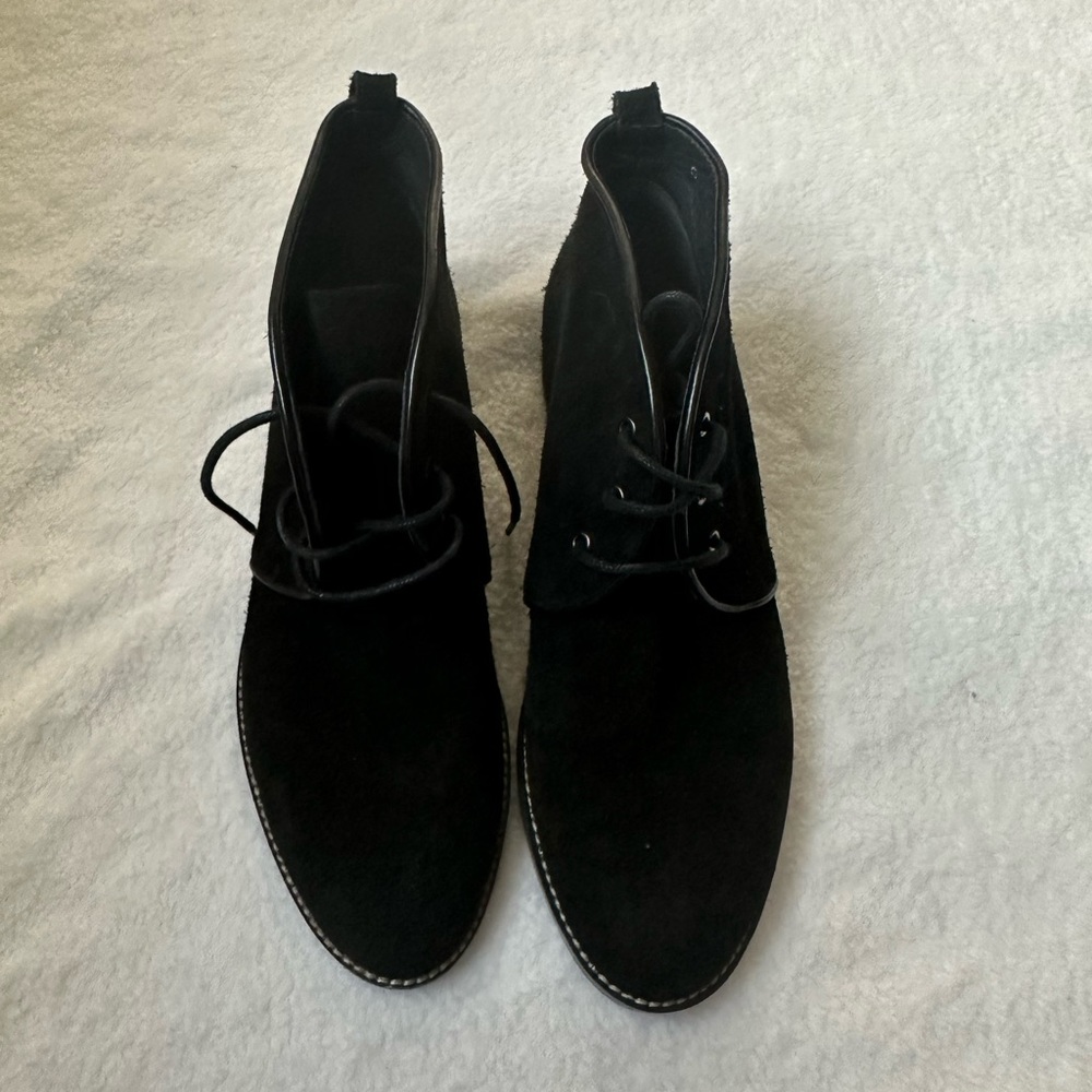 Stuart Weitzman Rove Suede Ankle Boot - Picture 2 of 7